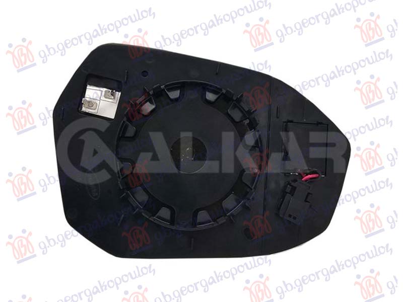 DOOR MIRROR GLASS HEATED (W/BLIS) (4Pin) (ASPHERICAL GLASS)