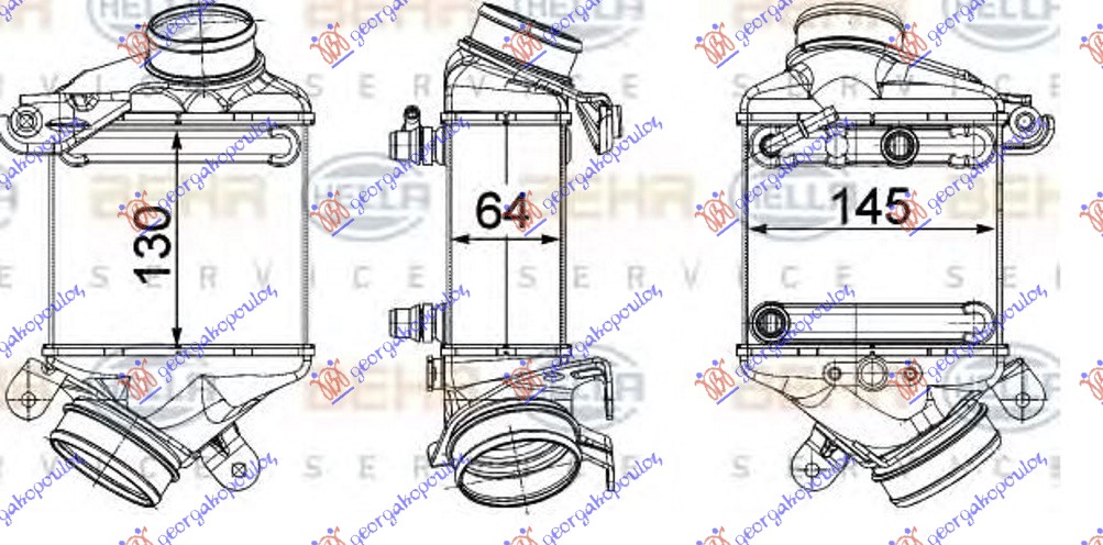 ΨΥΓΕΙΟ INTERC. 4,0-4,4 ΒΕΝΖ. (130x144x64) (& GT/F07)