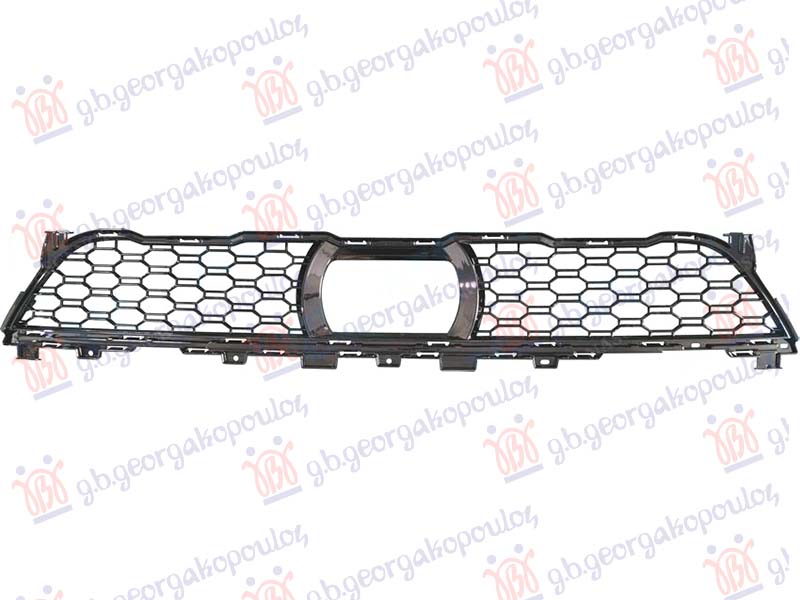 FRONT BUMPER GRILLE PAINTED BLACK (M-SPORT) (W/ACC HOLE)