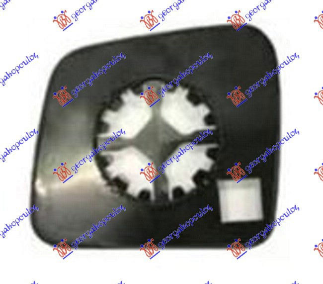 DOOR MIRROR GLASS HEATED (CONVEX GLASS)