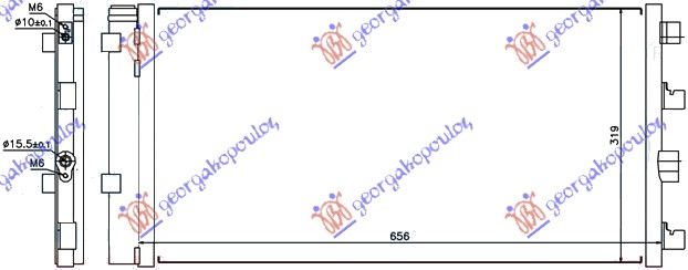 ΨΥΓΕΙΟ A/C 1.5 DCi (62x32,5)