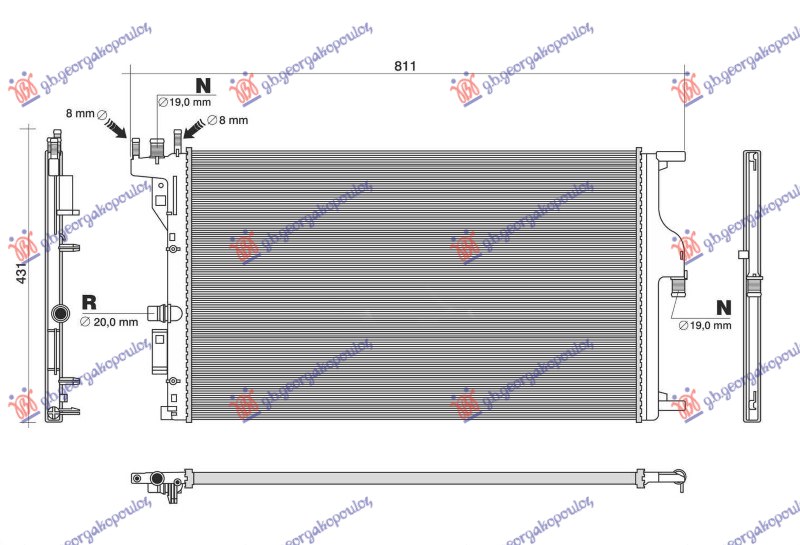 ADDITIONAL RADIATOR 1.5 DIESEL (650x395)