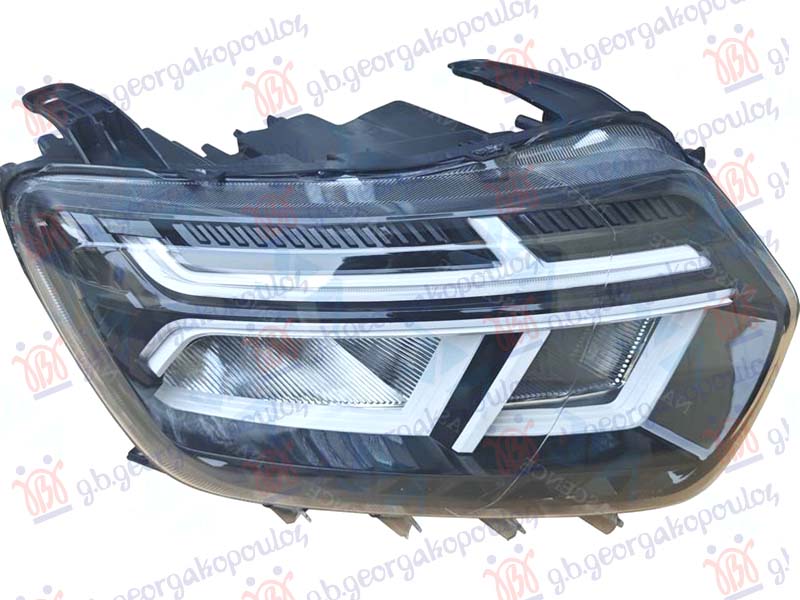 ΦΑΝΟΣ ΕΜΠΡΟΣ LED (H1/LED) (ΜΕ ΛΕΥΚΟ ΔΙΑΚΟΣΜΗΤΙΚΟ) (ΑΝΑΝΕΩΜΕΝΟ ΣΗΜΑ ΜΑΣΚΑΣ) (Ε)
