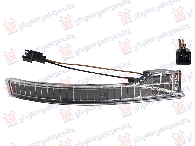 ΦΛΑΣ ΚΑΘΡΕΦΤΗ ΗΛΕΚΤΡΙΚΟ LED (2pin)