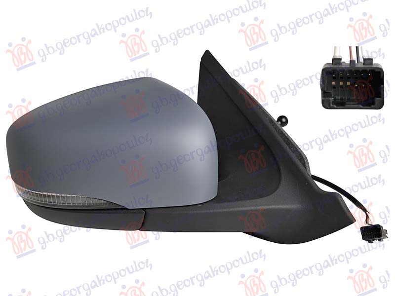 DOOR MIRROR CABLE PRIMED (W/SENSOR) (W/SIDE LAMP) (12H/4P) (A QUALITY)
