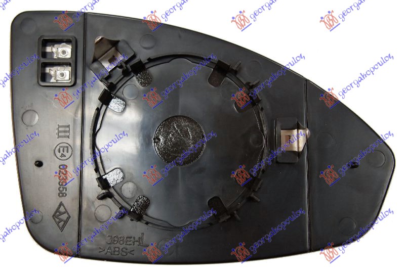 DOOR MIRROR GLASS HEATED (CONVEX GLASS)