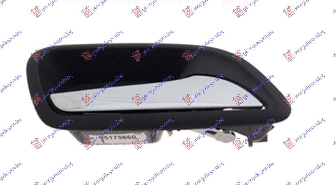 DOOR HANDLE FRONT/REAR INNER CHROME/BLACK