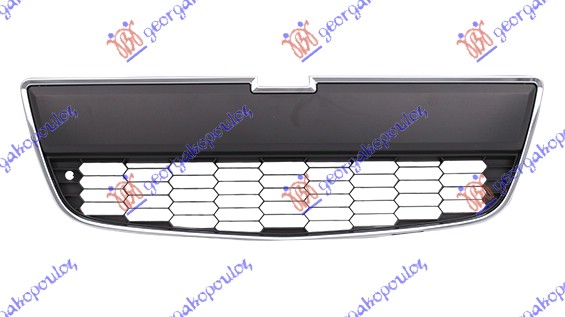 FRONT BUMPER GRILLE W/CHROME FRONT