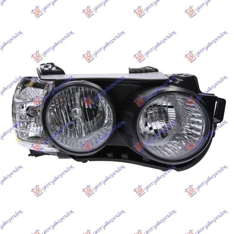 HEAD LAMP ELECTRICAL (BLACK RING) (E) (DEPO)