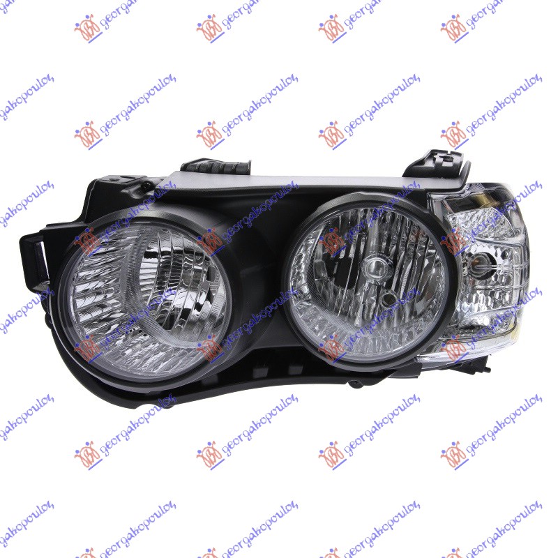 HEAD LAMP ELECTRICAL (BLACK RING) (E) (DEPO)