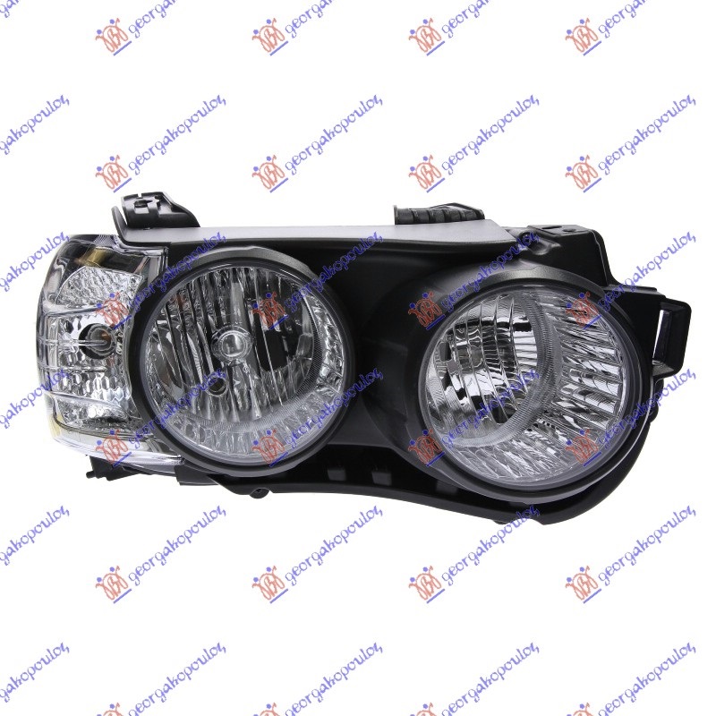 HEAD LAMP ELECTRICAL (BLACK RING) (TYC)