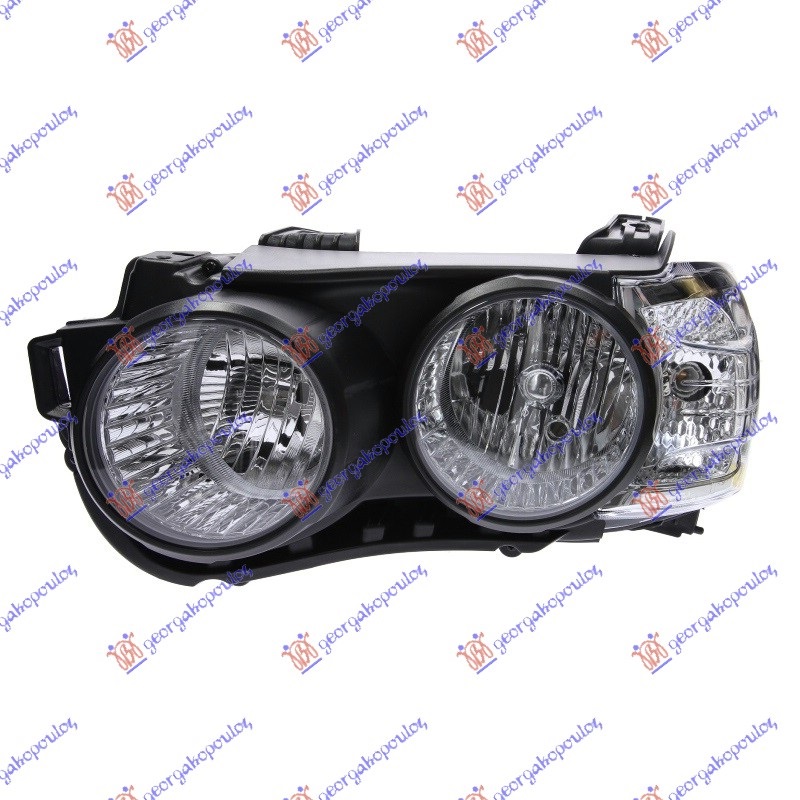 HEAD LAMP ELECTRICAL (BLACK RING) (E) (TYC)