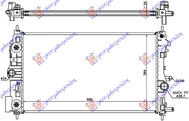 ΨΥΓΕΙΟ 1.4-1.6 TURBO ΒΕΝΖ(68x39,5)ΑΥΤΟΜ