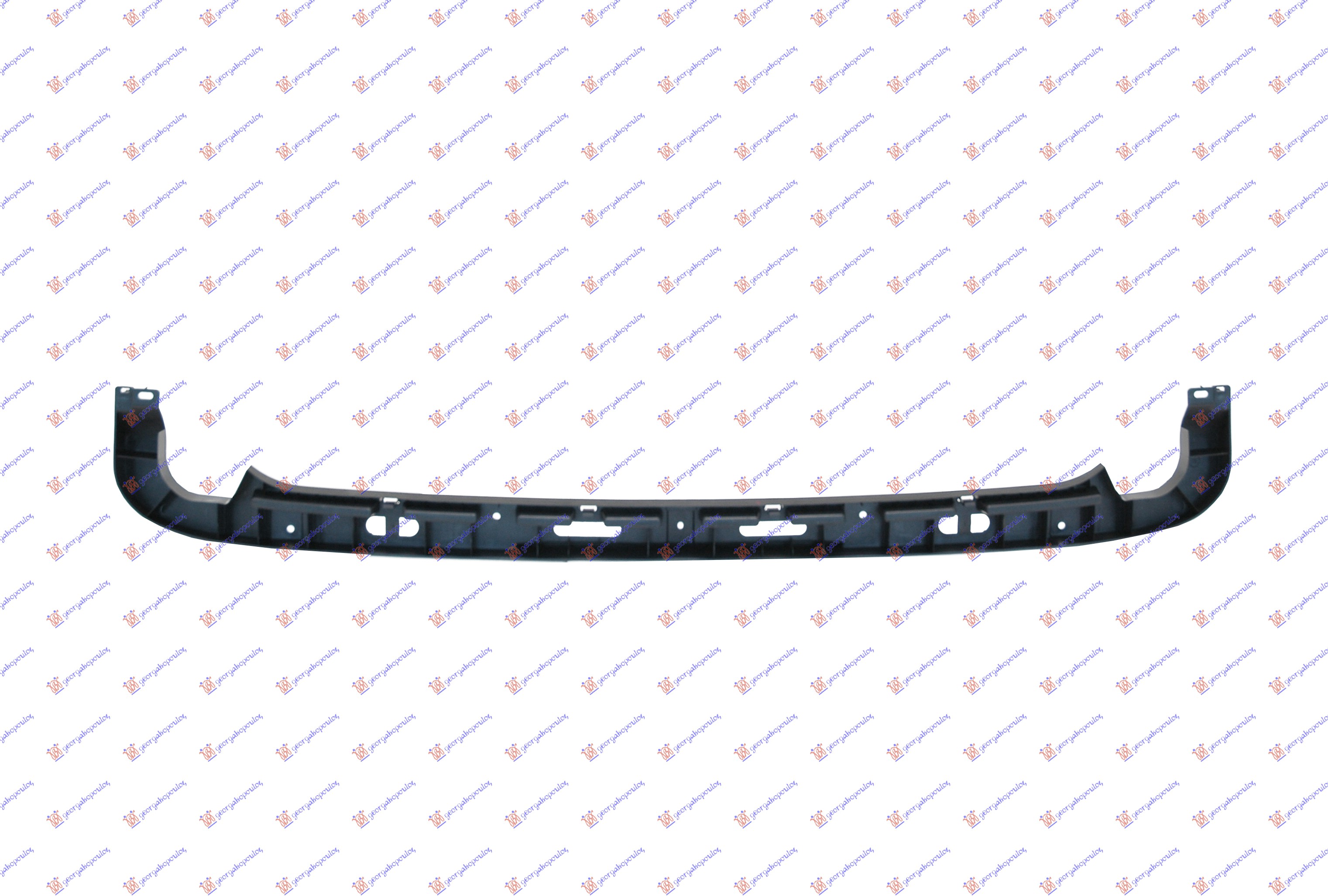 REAR BUMPER UPPER PLASTIC REINFORC. (O)