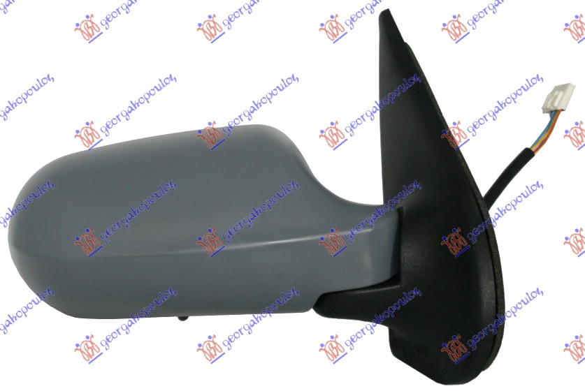 DOOR MIRROR ELECTRICAL PRIMED -2007 (A QUALITY) (CONVEX GLASS)