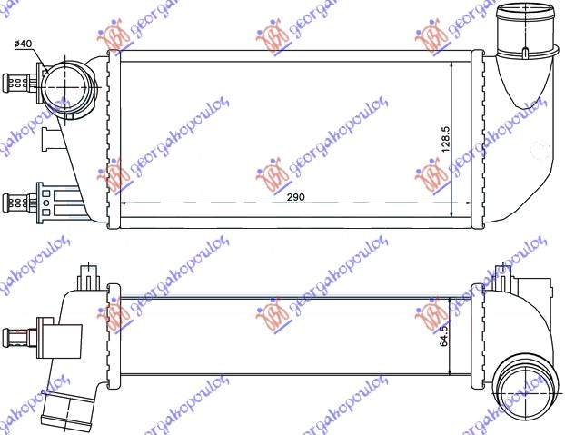 ΨΥΓΕΙO INTERC.1,3JTD (29x13x6,4)ΠΑΡ.ΑΝΩ