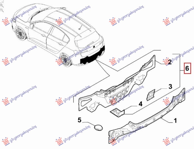 REAR PANEL H/B