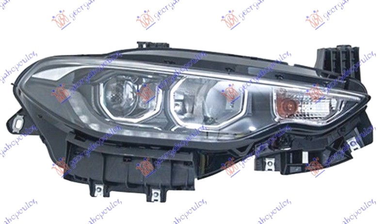 ΦΑΝΟΣ ΕΜΠΡΟΣ ΗΛΕΚΤΡΙΚΟΣ (H7/H7) Μ/ΦΩΣ ΗΜ. LED (ΧΡΩΜΙΟ) (ΤΟΥΡΚΙΑ)