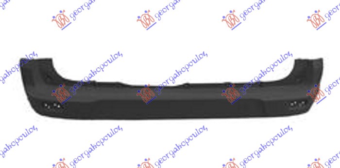 REAR BUMPER BLACK