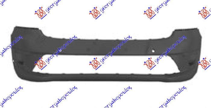 FRONT BUMPER MAT-BLACK (W/4 SENSOR HOLE)