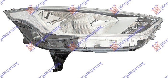 HEAD LAMP (W/MOTOR) (CHROME) (E) (DEPO)