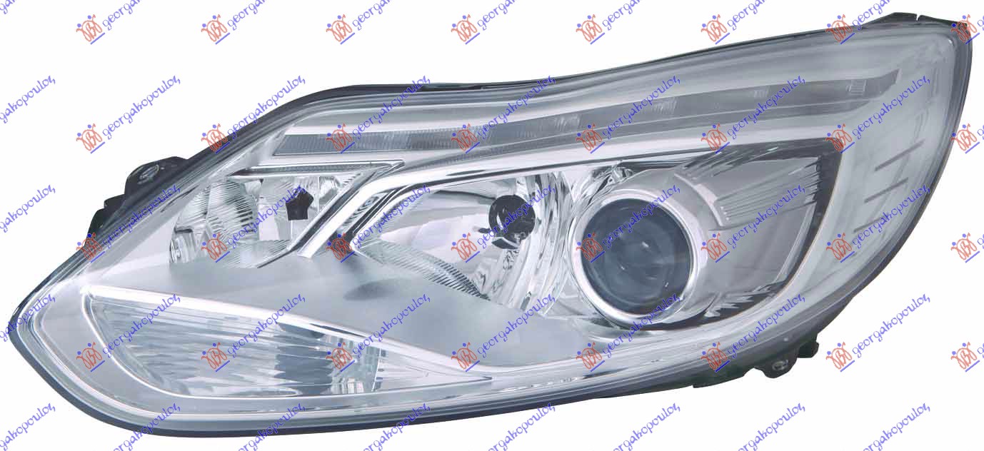 ΦΑΝΟΣ ΕΜΠΡΟΣ XENON ΜΕ ΦΩΣ ΗΜΕΡΑΣ LED (Ε) (DEPO)