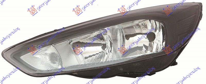 ΦΑΝΟΣ ΕΜΠΡΟΣ ΗΛΕΚΤΡΙΚΟΣ ΜΑΥΡΟΣ (H7/H1) (Ε) (DEPO)