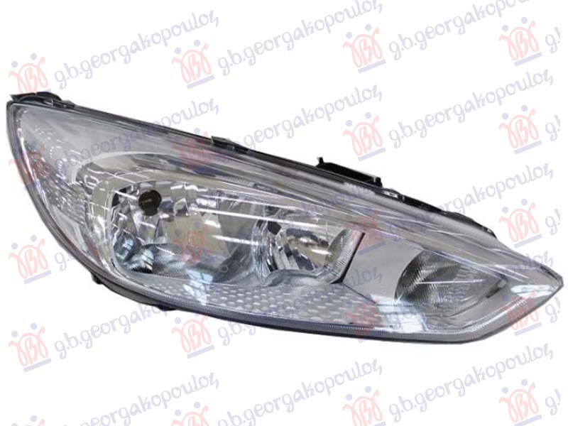ΦΑΝΟΣ ΕΜΠΡΟΣ ΗΛΕΚΤΡΙΚΟΣ ΧΡΩΜΙΟ (H7/H1) (Ε) (ΜΕ ΜΟΤΕΡ) (TYC)