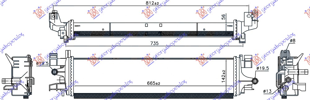 ΨΥΓΕΙΟ ΒΟΗΘΗΤΙΚΟ 1.5 EcoBoost (665x142x56)