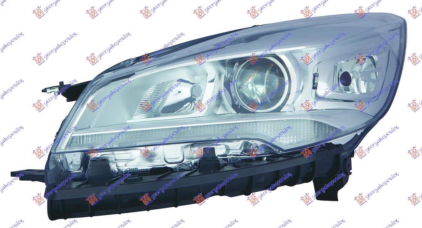 ΦΑΝΟΣ ΕΜΠΡΟΣ Bi-XENON ΜΕ ΦΩΣ ΗΜΕΡΑΣ LED (E) (VALEO)