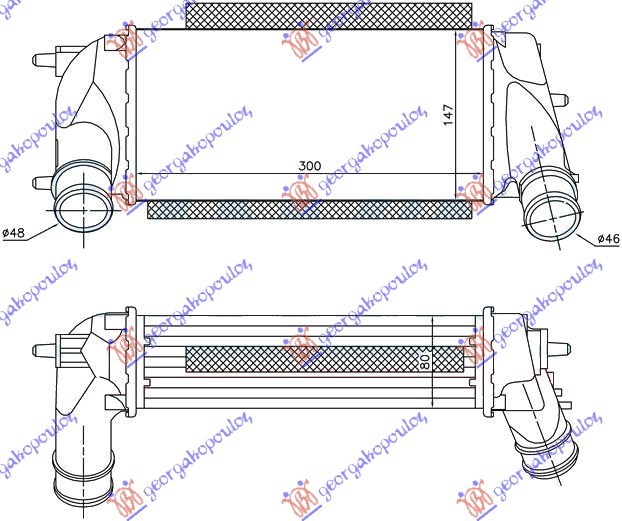 ΨΥΓΕΙΟ INTER. 1,0i 12V TURBO (300x150x80