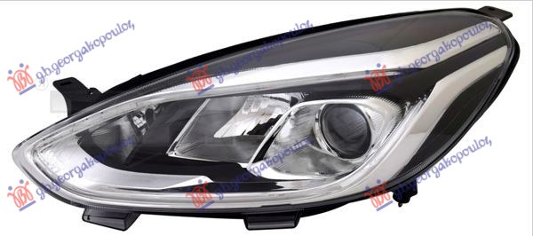 ΦΑΝΟΣ ΕΜΠΡΟΣ ΗΛΕΚΤΡΙΚΟΣ (H7/H1) ΜΕ ΦΩΣ ΗΜΕΡΑΣ LED (ΜΕ ΜΟΤΕΡ) (Ε) (DEPO)