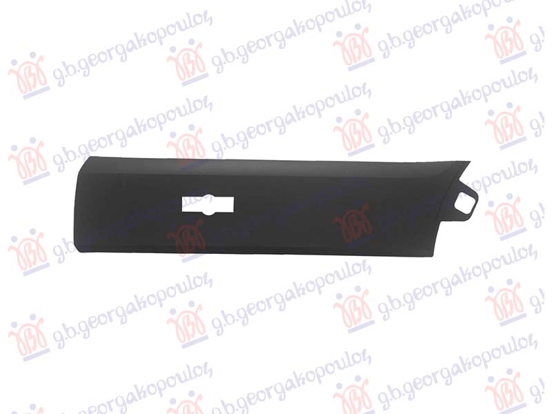 FRONT DOOR MOULDING BLACK (WITH SIDE HOLE LAMP)