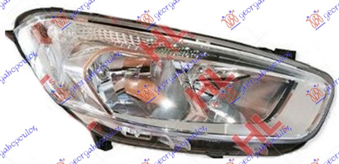 HEAD LAMP ELETC. CHROME -2018 (O)