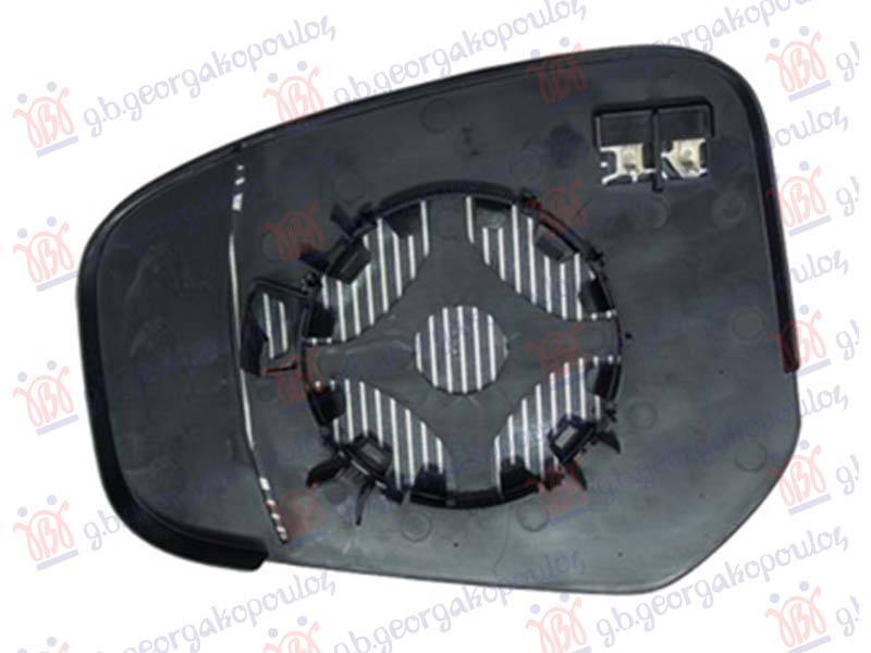 DOOR MIRROR GLASS HEATED 2017- (ASPHERICAL GLASS)