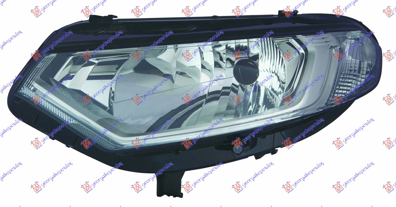 ΦΑΝΟΣ ΕΜΠΡΟΣ ΗΛΕΚΤ. (H4) ΜΕ ΦΩΣ ΗΜΕΡΑΣ LED (Ε) (DEPO)