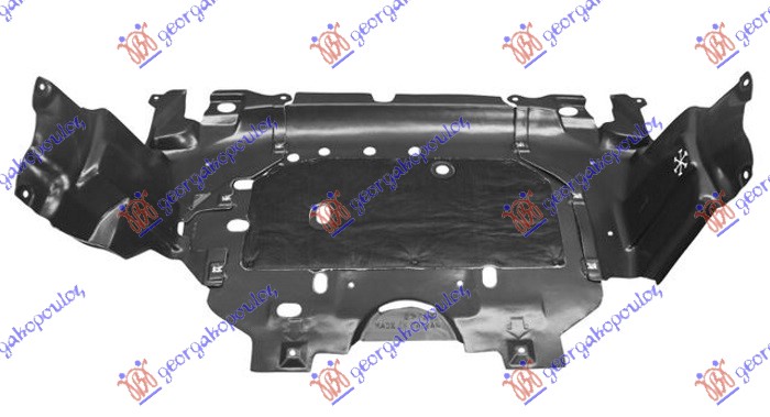 UNDER ENGINE COVER PLASTIC COMPLETE (3PCS)