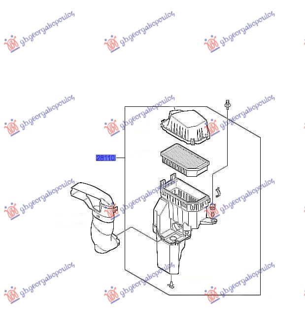 AIR FILTER BOX (O)