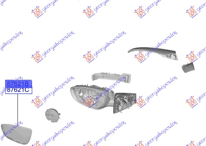 ΚΡΥΣΤΑΛΛΟ ΚΑΘΡΕΦΤΗ ΘΕΡΜΑΙΝΟΜΕΝΟ (CONVEX GLASS) (Γ)