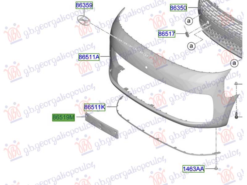 FRONT LICENCE PLATE (O)