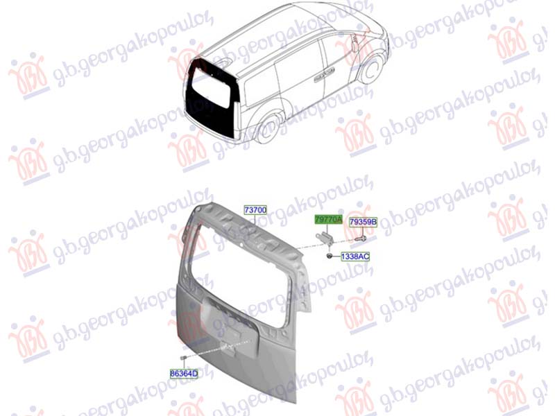 ΜΕΝΤΕΣΕΣ ΠΟΡΤΑΣ ΠΙΣΩ (5ης) (Γ)