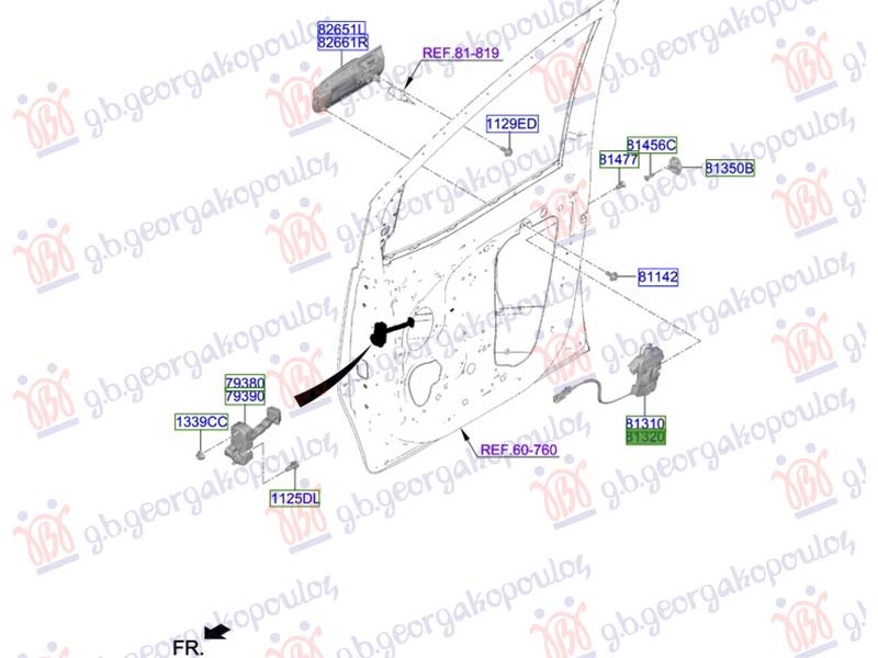 ΚΛΕΙΔΑΡΙΑ ΠΟΡΤΑΣ ΕΜΠΡΟΣ (Γ)