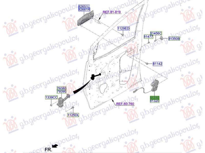 ΚΛΕΙΔΑΡΙΑ ΠΟΡΤΑΣ ΕΜΠΡΟΣ (Γ)