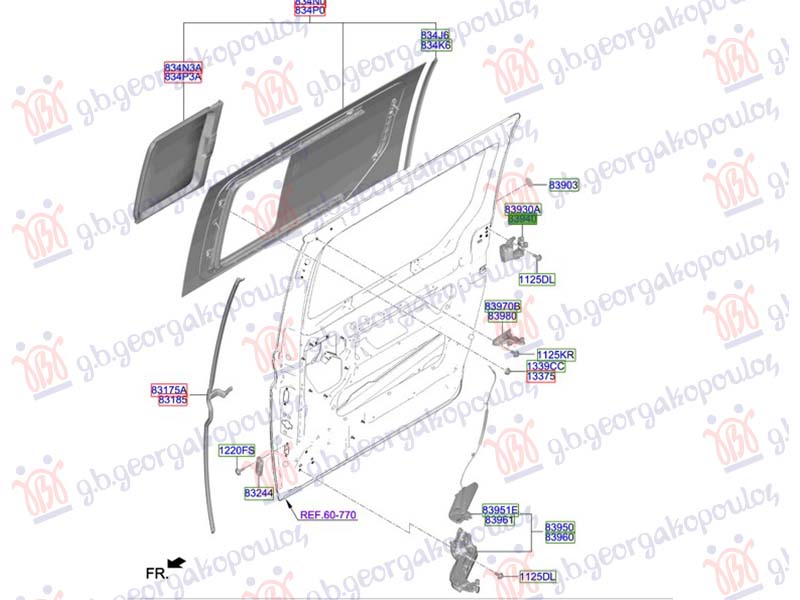 ROLLER GUIDE FOR SLIDING DOOR CENTER (ORIGINAL)