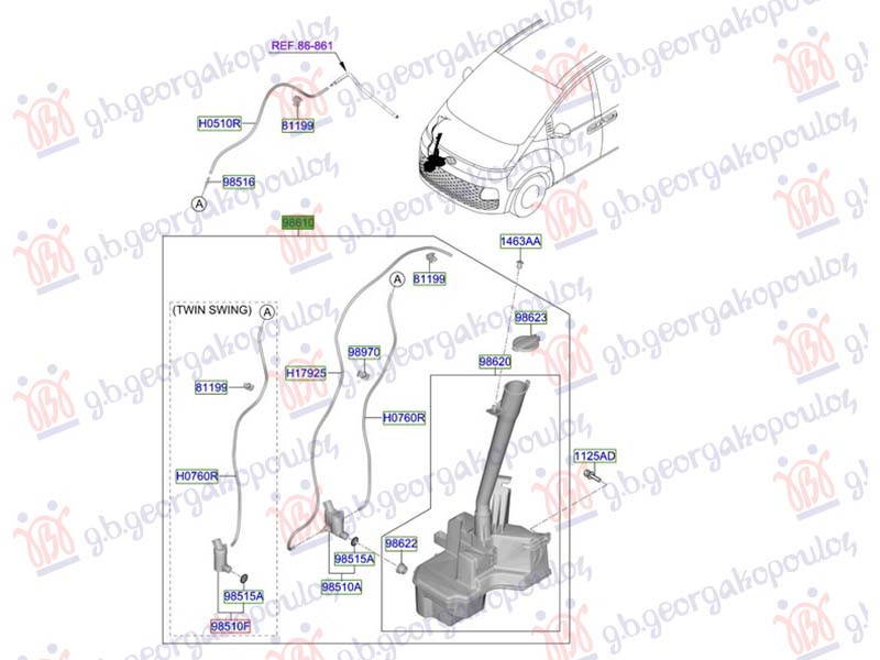 ΔΟΧΕΙΟ ΝΕΡΟΥ ΥΑΛΟΚΑΘΑΡΙΣΤΗΡΩΝ (Γ)