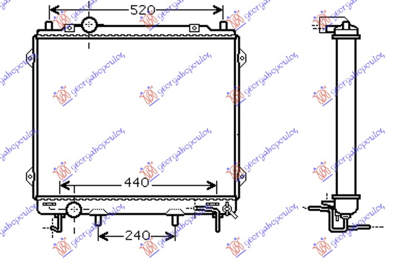 ΨΥΓΕΙΟ 2,9 CRDi (51x57x26) ΑΥΤΟΜ.