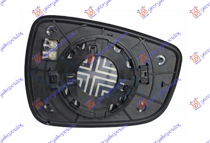 DOOR MIRROR GLASS HEATED (CONVEX GLASS)