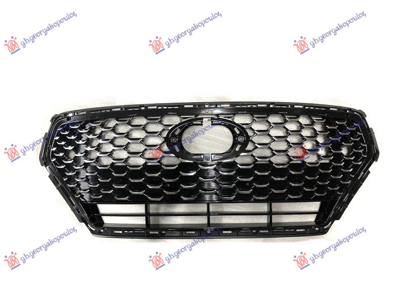 GRILLE (CHROMED) (WITH EMERGENCY BREAK ASSIST) (O)