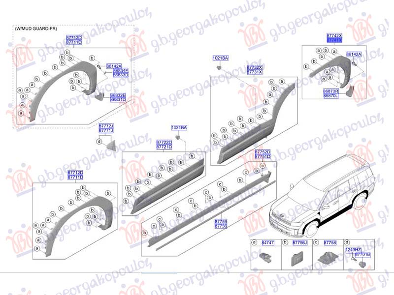ΚΟΥΡΜΠΑ ΦΤΕΡΟΥ ΠΙΣΩ ΠΛΑΣΤΙΚΗ (Γ)