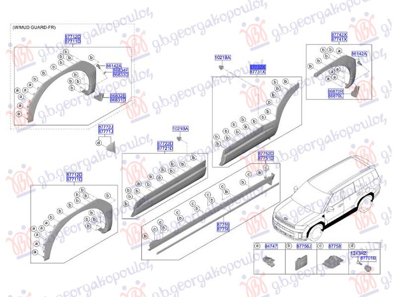 ΚΟΥΡΜΠΑ ΠΟΡΤΑΣ ΠΙΣΩ ΠΛΑΣΤΙΚΗ (Γ)
